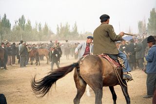 48 Kashgar Sunday Market 1993 Horse Trading.jpg